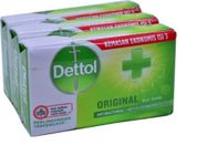 Dettol original antibacterial bar soap 6 x 60g