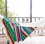 Charlbytion Stripe Mexican Blanket 