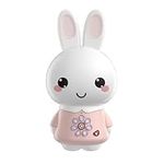 Alilo Honey Bunny Pro, Kids Music Player with Night Light, Bluetooth, Recorder, Preloaded 71 Nursery Rhymes, 50 Stories, 55 Soothing Music, Storytelling Toys Gifts for Toddlers Baby Boy Girl