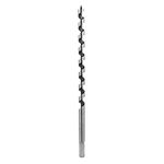 QWORK® Wood Auger Drill Bits, 12mm x 300mm, Cuts Shallow and Deep Holes in Wood, 1 Piece