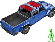 Alien Sunshade Jeep Gladiator Sun Shade Red (2018-2023)- Front & Rear Mesh Sunshade for Jeep Gladiator 4 Door, Jeep Gifts, Reduces Wind & Noise – Universal Fit for Jeep Gladiator Accessories
