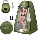 FUN ESSENTIALS Solar Shower Tent Ki