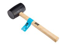 OX Trade Black Rubber Mallet - 16 oz, 160z / 450g