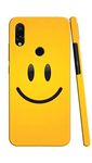 ADI CREATIONS Designer Back Case & Cover for Redmi Y3 Laugh Smile Emoji Yellow Gredient