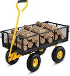 VEVOR Steel Garden Cart, Heavy Duty