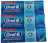 Oral-B Pro-Expert Fluoride Toothpaste with Sugar Shield Clean Mint 75ml x 3