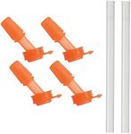 CAMELBAK Eddy+ Kids Bottle replacement Bite Valves and straw multipack - ORANGE 4 pack