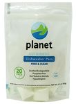 Planet Automatic Free & Clear Dishwasher Pacs, 12.7 Ounce