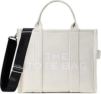 MINYII The Tote Bag For Women, Canvas Tote Bag With Zipper Tote Crossbody Purse Handbag For Work Travel and School