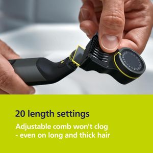 Philips OneBlade Pro 360 Face & Body Electric Trimmer – Shaver Kit with Charging Stand and Travel Case