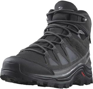 Salomon Men's Quest Rove GTX Hiking Shoe, Black/Phantom/Magnet, 10 US