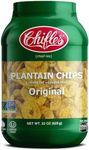 Chifles Original Plantain Chips (22oz Tub) - Everyday Healthy Snack - Wholesome & Crunchy - More Satisfying than Potato Chips | Natural, Gluten Free, Nut Free, Vegan, Kosher | 22 servings