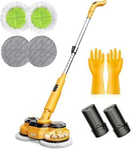 Electric Spin Mop M2, 5000mAh, 110-Min Runtime, 800RPM Cordless Power Mop