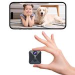 Ultra 2K Wireless Indoor Camera,Clear Night Vision,AI Motion Detection Alerts,Long Bettery Life Mini Cam with APP, Night Vision,Nanny Cam Baby Monitor, SD/Cloud