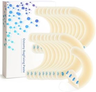 20PCS Ostomy Supplies,Ostomy Barrier Strips,Elastic Barrier Adhesive Tape Strips for Colostomy Bags Curved Ileostomy Tape for Stoma Urostomy Bag