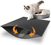 Pieviev Cat Litter Mat Double Layer