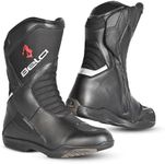 MAXIMO-MOTO Motorbike Boots, Motorcycle Boots, Racing Motorcycle Shoes, Motorbike Shoes, Motocross Mens Motorbike Boots (Black, UK Footwear Size System, Adult, Men, Numeric, Medium, 10)