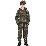 A2Z 4 Kids Kids Tracksuit Boys Girls Designer's Camouflage Print - T.S A2Z Camo Green 11-12