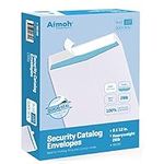 100 9 x 12 SELF Seal Security White