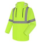 Raincoat For Men Waterproof High Vis