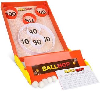 Point Games Ball Hop Game - Collapsible Arcade Games Indoor and Outdoor - Solo or Team Home Game for Party Activity Birthday - Easy Setup