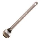 Lifeventure Titanium Long Handled Spoon – Ultra Lightweight Extra-Long Spoon Ideal for Camping or Travel,215 x 38mm