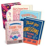 Em & Friends Thank You Cards - Appreciation, Gratitude & Spreading Kindness Cards (Box of 8, Assorted Cards, 2 Each 4 Styles)