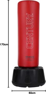 Century Wavemaster 2XL Pro Punching Bag – Red Freestanding Heavy Bag