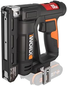 WORX NailForce Battery Nailer and Stapler 20 V WX843.9 - for 15 mm Nails and Staples up to 14 mm - Easy Magazine Charging - 60 Nails/min Shot Sequence - Without Battery and Charger - PowerShare