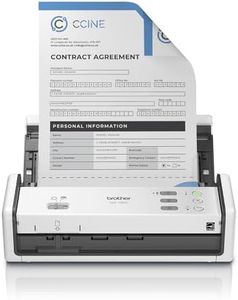 Brother ADS-1350W Wireless Compact Desktop Scanner – Easy Bluetooth Scanning for Small Businesses and Independent Users, Photo & Document Ready