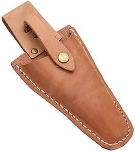 Secateurs Holster, Pruner Holster Durable Secateurs Holster with Snap Scissors Holder Letaher Sheath Protective Case Cover for Garden Pliers Cowhide Scissors Set