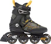 K2 F.I.T. 80 Boa Mens Inline Skates - Gray/Mustard / 11.0