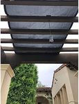 Formosa Covers Shade Sail Sun Screen Panel for Canopy, Gazebo, Pergola, Balconies, Porches, Patio Awning, Patio (10 ft x 10 ft, Screen Panel ONLY)