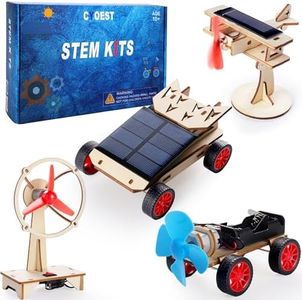 CYOEST STEM Science Kits for Kids 8-12-14 - Build Your Own DIY Kits Puzzles for Kids, Solar Power & Electric Engineering Kit - Perfect STEM Toys Gift for Teens Boys Ages 8-13 & School Projects