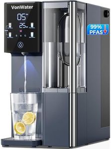 VonWater 7-Stage Countertop Reverse Osmosis Water Filter System, 528 Gallons RO Water Filtration with Portable Pitcher, NSF/ANSI 372,53, Reduce TDS PFAS, 5 Volume Settings, 3:1 Pure to Drain CT910