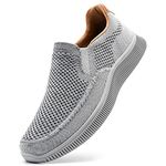 ODCKOI Men's Slip On Loafers Trainers Running Shoes Casual Walking Shoes Lightweight Breathable Anti-Slip Fashion Sneakers-QIANHUI-41