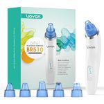 VOYOR Blackhead Remover Vacuum Pore Cleaner - Electric Facial Comedone Extractor Kit with LCD screen and 5 Suction Levels, 6 Heads, USB Rechargeable Acne & Whitehead Remover Tool for Men & Women BR510