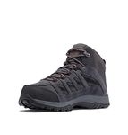 Columbia Men's Crestwood Mid WP waterproof mid rise hiking boots, Grey (Dark Grey x Deep Rust), 9.5 UK