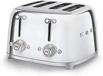 Smeg 4 Slot Toaster Chrome TSF03 SS