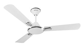 Havells 1200mm Festiva ES Ceiling Fan | Premium Finish, Decorative Fan, Elegant Looks, High Air Delivery, Energy Saving, 100% Pure Copper Motor | 2 Year Warranty|(Pack of 1, Pearl White Silver) 1 Star