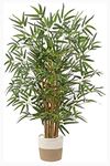 ARICKDECOR Artificial Bamboo Silk Tree 3ft Fake Greenery Plants in Pot 36 Inch for Home Office Indoor Outdoor Decor