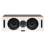 ELAC Debut Reference C5.2 Center Channel Speaker - White Baffle, Oak Cabinet