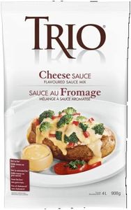 TRIO Cheese Sauce, Low Fat, Cholesterol Free, Dry Cheese Sauce Mix, 908g