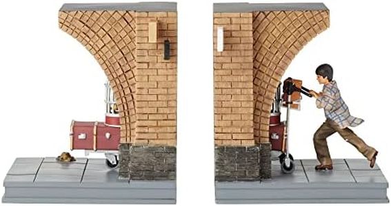 Enesco The Wizarding World of Harry Potter Platform 9 3/4 Decorative Bookends, 7.01 Inch