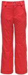 Spyder Girls' Olympia Ski Pant Regular Fit, Hibiscus/Hibiscus, Size 12