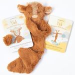 Slumberkins Yak Snuggler & 2 Board Books Complete Set Bundle | Promotes Self-Acceptance & Positive Self-Talk | Social Emotional Tools for Ages 0+ (Yak Snuggler Plush + 2 Board Books)