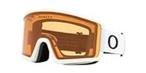 Oakley Target Line M OO7121 White w/Persimmon Ski Goggles For Men For Women + BUNDLE with Designer iWear Eyewear Kit