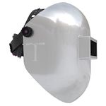 Tefuawe Chopped Fiberglass Sugar Scoop Welding Helmet, Medium Cut Top and Bottom Pipeline Welding Hood