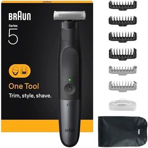 Braun XT5200 All-in-One Series XT5 Beard Trimmer with 8 Styling Tools