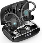 Wireless Earbuds, Wireless Headphones Running Bluetooth 5.3 Headphones with Mic, Wireless Earphones IP7 Waterproof Ear Hooks, Noise Cancelling Earbuds Stereo Sound, 48H, USB-C, Headsets for Sport